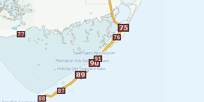 Stadtplan Florida Keys