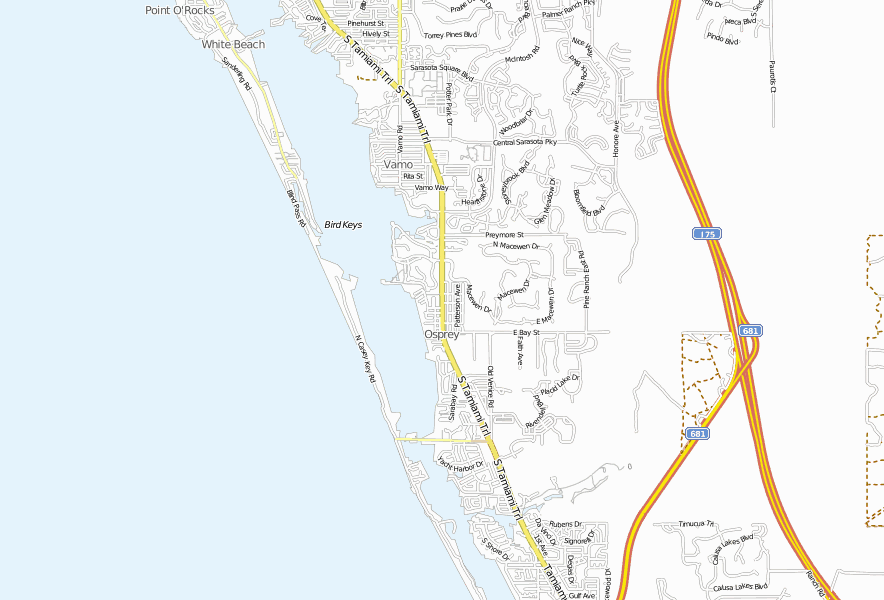 Historic Spanish Point Stadtplan Mit Luftansicht Und Unterk nften Von 